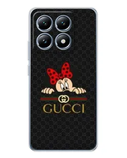 Чехол для Xiaomi 15 Pro с картинкой «Минни Маус Gucci — черный» Чехол для Xiaomi 15 Pro с картинкой «Минни Маус Gucci — черный»