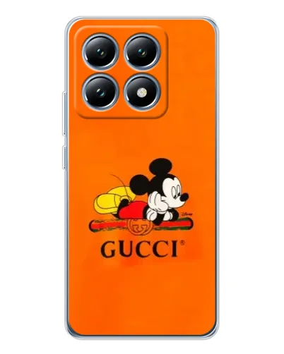 Чехол для Xiaomi 15 Pro с картинкой «Микки Маус Gucci — оранж» Чехол для Xiaomi 15 Pro с картинкой «Микки Маус Gucci — оранж»
