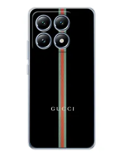 Чехол для Xiaomi 15 Pro с картинкой «Gucci — строгая линия» Чехол для Xiaomi 15 Pro с картинкой «Gucci — строгая линия»
