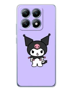 Чехол для Xiaomi 15 Pro с картинкой «Kuromi — нежный фиолетовый»