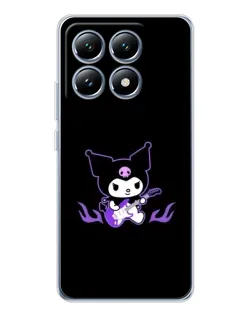 Чехол для Xiaomi 15 Pro с картинкой «Электрическая Kuromi»