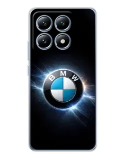 Чохол для Xiaomi 15 Pro з картинкою «BMW — неонове сяйво»
