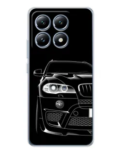 Чохол для Xiaomi 15 Pro з картинкою «Темний силует BMW»
