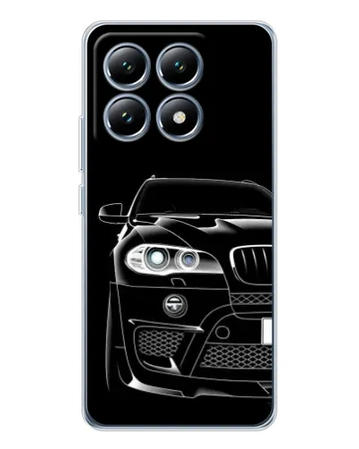 Чохол для Xiaomi 15 Pro з картинкою «Темний силует BMW»