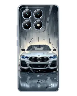Чохол для Xiaomi 15 Pro з картинкою «BMW у світлі фар»