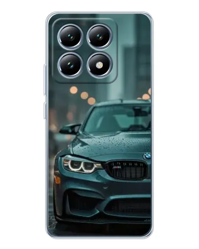Чохол для Xiaomi 15 Pro з картинкою «BMW у вогнях міста»