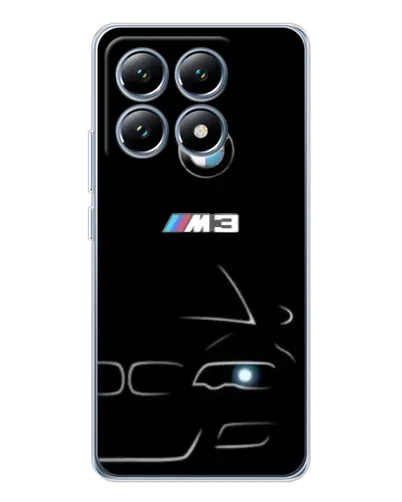 Чохол для Xiaomi 15 Pro з картинкою «Мінімалістичний принт BMW M3»