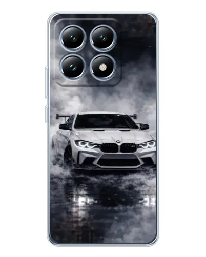 Чохол для Xiaomi 15 Pro з картинкою «BMW крізь туман»