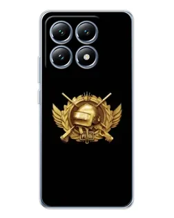Чехол для Xiaomi 15 Pro с картинкой «PUBG — оранжевый градиент»