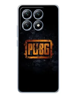 Чехол для Xiaomi 15 Pro с картинкой «PUBG — золотой логотип»