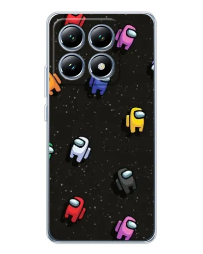 Чехол для Xiaomi 15 Pro с картинкой «Космический паттерн Among Us» Чехол для Xiaomi 15 Pro с картинкой «Космический паттерн Among Us»