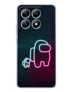 Чехол для Xiaomi 15 Pro с картинкой «Among Us неон-арт» Чехол для Xiaomi 15 Pro с картинкой «Among Us неон-арт»