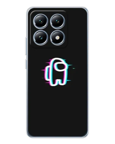 Чехол для Xiaomi 15 Pro с картинкой «Among Us неон» Чехол для Xiaomi 15 Pro с картинкой «Among Us неон»
