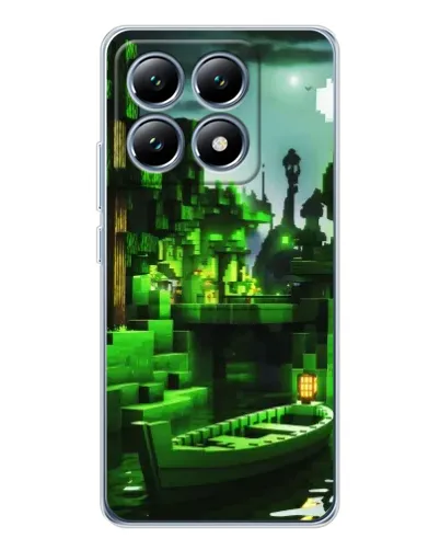 Чехол для Xiaomi 15 Pro с картинкой «Minecraft лесной пейзаж» Чехол для Xiaomi 15 Pro с картинкой «Minecraft лесной пейзаж»