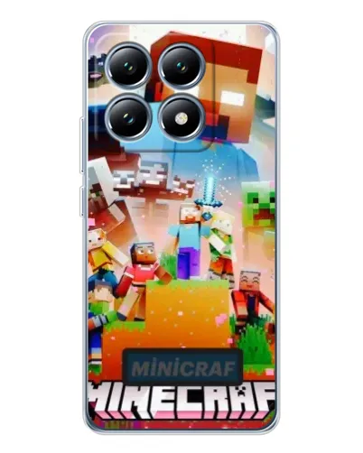Чехол для Xiaomi 15 Pro с картинкой «Minecraft герои игры» Чехол для Xiaomi 15 Pro с картинкой «Minecraft герои игры»