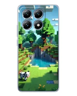 Чехол для Xiaomi 15 Pro с картинкой «Minecraft летний день»