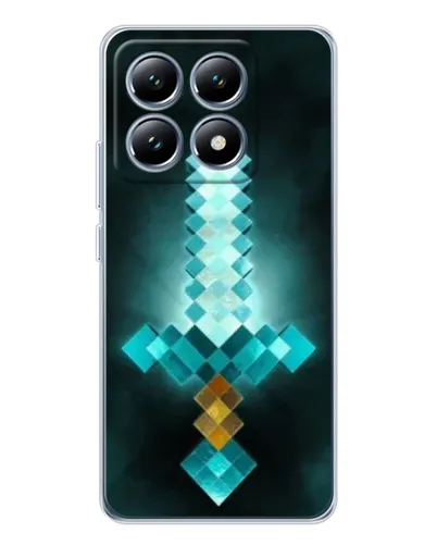 Чехол для Xiaomi 15 Pro с картинкой «Алмазный меч неон» Чехол для Xiaomi 15 Pro с картинкой «Алмазный меч неон»