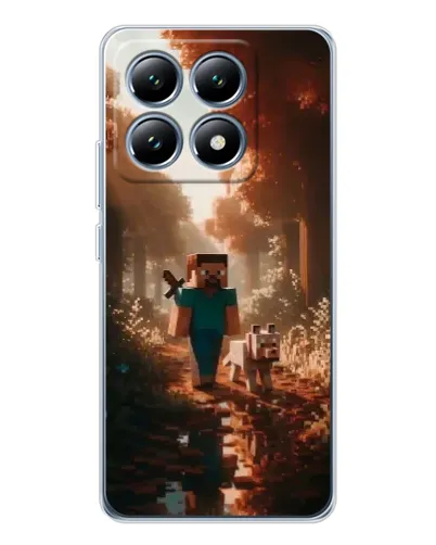 Чехол для Xiaomi 15 Pro с картинкой «Стив в лесу» Чехол для Xiaomi 15 Pro с картинкой «Стив в лесу»