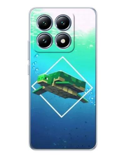 Чехол для Xiaomi 15 Pro с картинкой «Черепаха Minecraft» Чехол для Xiaomi 15 Pro с картинкой «Черепаха Minecraft»