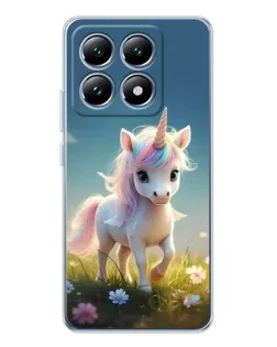 Чехол для Xiaomi 15 Pro с картинкой «Единорог на поляне» Чехол для Xiaomi 15 Pro с картинкой «Единорог на поляне»