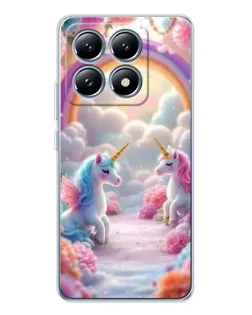 Чехол для Xiaomi 15 Pro с картинкой «Радуга и единороги» Чехол для Xiaomi 15 Pro с картинкой «Радуга и единороги»