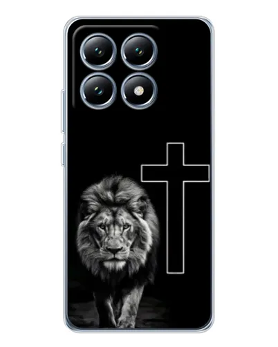 Чехол для Xiaomi 15 Pro с картинкой «Лев и Крест»