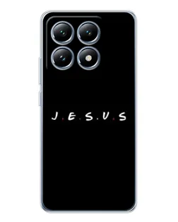 Чехол для Xiaomi 15 Pro с картинкой «Точки веры J.E.S.U.S.»