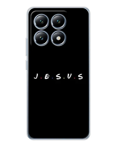 Чехол для Xiaomi 15 Pro с картинкой «Точки веры J.E.S.U.S.»