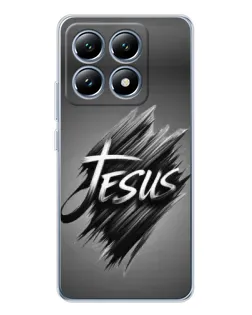 Чехол для Xiaomi 15 Pro с картинкой «Надпись Jesus Graffiti»