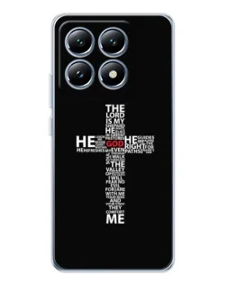 Чехол для Xiaomi 15 Pro с картинкой «Текстовый крест» Чехол для Xiaomi 15 Pro с картинкой «Текстовый крест»