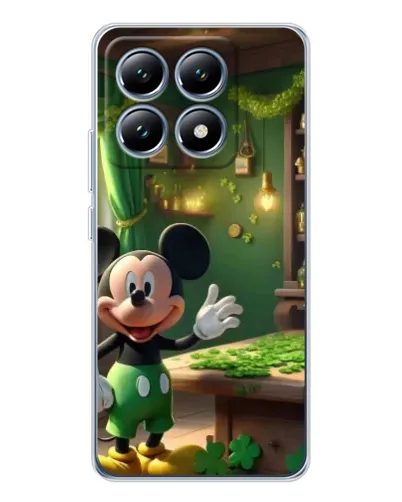 Чехол для Xiaomi 15 Pro с картинкой «Микки в мастерской»