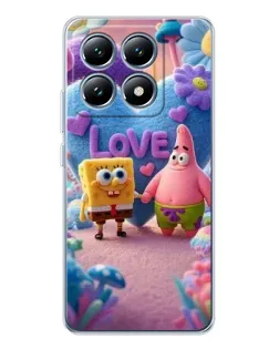 Чехол для Xiaomi 15 Pro с картинкой «Губка Боб Патрик» Чехол для Xiaomi 15 Pro с картинкой «Губка Боб Патрик»