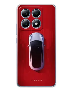 Чохол для Xiaomi 15 Pro з картинкою «Tesla Top View»