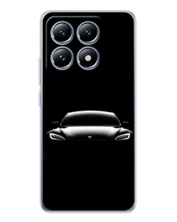 Чохол для Xiaomi 15 Pro з картинкою «Фари Tesla Night»
