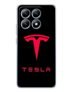 Чохол для Xiaomi 15 Pro з картинкою «Tesla Red Logo»