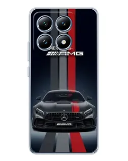 Чехол для Xiaomi 15 Pro с картинкой «Mercedes — белый карбон» Чехол для Xiaomi 15 Pro с картинкой «Mercedes — белый карбон»