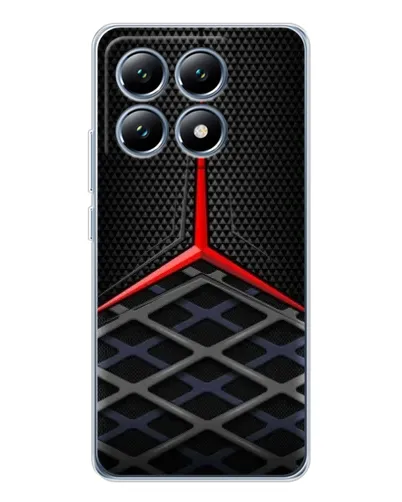 Чехол для Xiaomi 15 Pro с картинкой «Mercedes Carbon Grid»