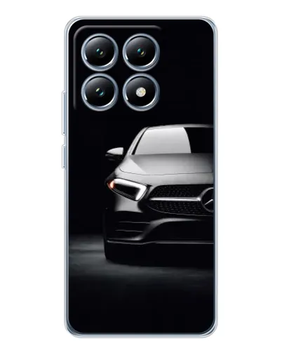 Чехол для Xiaomi 15 Pro с картинкой «Свет фар Mercedes»
