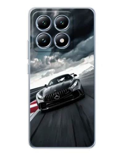 Чехол для Xiaomi 15 Pro с картинкой «Гоночный Mercedes AMG»