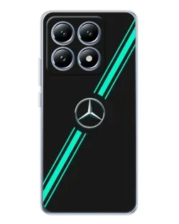 Чехол для Xiaomi 15 Pro с картинкой «Спортивные линии Mercedes» Чехол для Xiaomi 15 Pro с картинкой «Спортивные линии Mercedes»