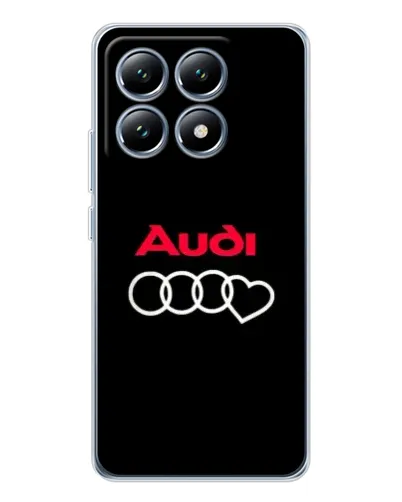 Чохол для Xiaomi 15 Pro з картинкою «Логотип Audi Heart» Чохол для Xiaomi 15 Pro з картинкою «Логотип Audi Heart»