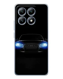 Чохол для Xiaomi 15 Pro з картинкою «Audi в неоні»