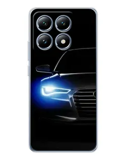 Чохол для Xiaomi 15 Pro з картинкою «Неоновий погляд Audi»