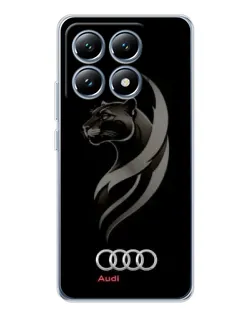 Чохол для Xiaomi 15 Pro з картинкою «Графіка — пантера та Audi»