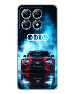 Чохол для Xiaomi 15 Pro з картинкою «Audi Sport — неон»
