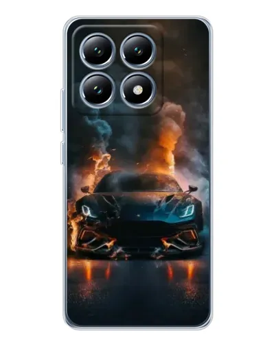 Чохол для Xiaomi 15 Pro з картинкою «Lamborghini димна естетика» Чохол для Xiaomi 15 Pro з картинкою «Lamborghini димна естетика»