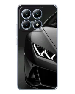 Чохол для Xiaomi 15 Pro з картинкою «Lamborghini фари деталізація»