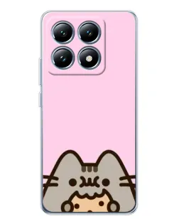 Чехол для Xiaomi 15 Pro с картинкой «Pusheen и печенье» Чехол для Xiaomi 15 Pro с картинкой «Pusheen и печенье»