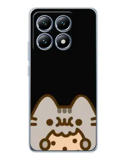 Чехол для Xiaomi 15 Pro с картинкой «Пушин на черном»