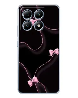 Чехол для Xiaomi 15 Pro с картинкой «Розовые ленты» Чехол для Xiaomi 15 Pro с картинкой «Розовые ленты»